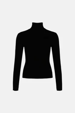 Best Pirce 👏 Karen Millen Cashmere Roll Neck 🌟 -Karen Millen Outlet store akk01415 black xl 3
