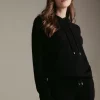 Best Sale 🎁 Karen Millen Cashmere Knitted Hoody 😀 1 Best Sale 🎁 Karen Millen Cashmere Knitted Hoody 😀 -Karen Millen Outlet store akk01419 black xl