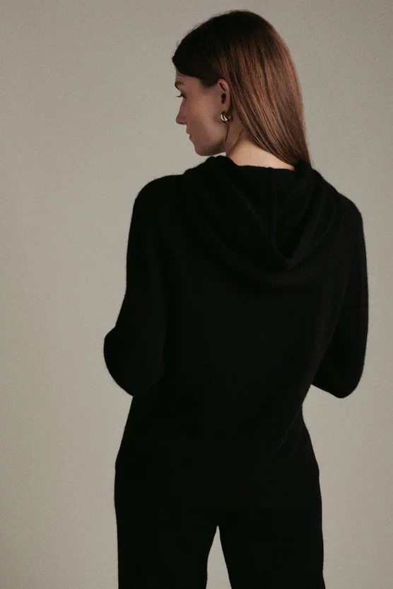 Best Sale 🎁 Karen Millen Cashmere Knitted Hoody 😀 4 Best Sale 🎁 Karen Millen Cashmere Knitted Hoody 😀 - Image 3