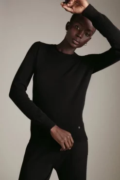 Discount 🔥 Karen Millen Cashmere Crew Neck Knitted Jumper 🎁