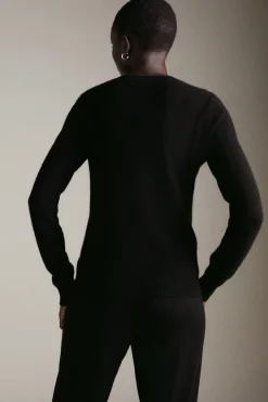 Discount ๐ฅ Karen Millen Cashmere Crew Neck Knitted Jumper ๐ 13 Discount ๐ฅ Karen Millen Cashmere Crew Neck Knitted Jumper ๐ -Karen Millen Outlet store akk01420 black xl 2