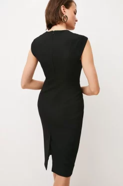 Discount ๐ Karen Millen Structured Crepe Envelope Neck Pencil Midi ๐ Dress ๐ 16 Discount ๐ Karen Millen Structured Crepe Envelope Neck Pencil Midi ๐ Dress ๐ -Karen Millen Outlet store akk01519 black xl 2