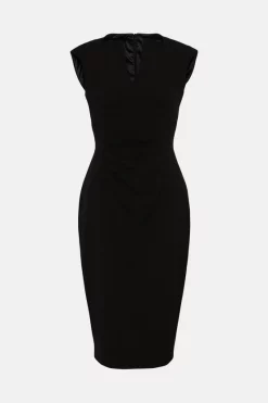Discount ๐ Karen Millen Structured Crepe Envelope Neck Pencil Midi ๐ Dress ๐ 17 Discount ๐ Karen Millen Structured Crepe Envelope Neck Pencil Midi ๐ Dress ๐ -Karen Millen Outlet store akk01519 black xl 3