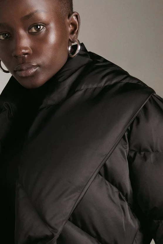 Coupon ⭐ Karen Millen Cosy Collar Puffer Tie Front 🧥 Coat 👏 5 Coupon ⭐ Karen Millen Cosy Collar Puffer Tie Front 🧥 Coat 👏 - Image 3