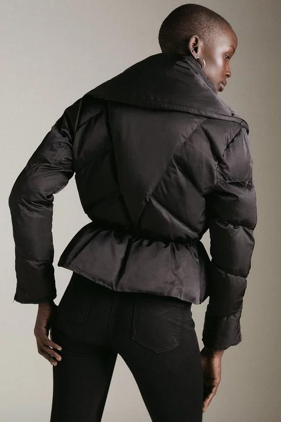Coupon ⭐ Karen Millen Cosy Collar Puffer Tie Front 🧥 Coat 👏 6 Coupon ⭐ Karen Millen Cosy Collar Puffer Tie Front 🧥 Coat 👏 - Image 4