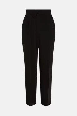 Cheap 💯 Karen Millen Essential Tailored Slim Leg Trousers 🧨 -Karen Millen Outlet store akk03909 black xl 3