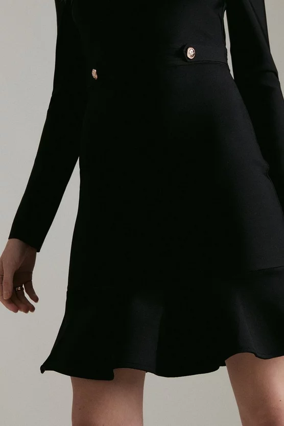 Brand new 🎁 Karen Millen Bandage Knit Flippy Mini 👗 Dress In Recycled Yarn 🤩 6 Brand new 🎁 Karen Millen Bandage Knit Flippy Mini 👗 Dress In Recycled Yarn 🤩 - Image 4