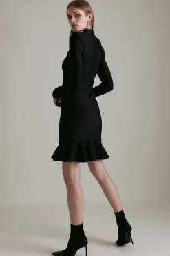 Brand new 🎁 Karen Millen Bandage Knit Flippy Mini 👗 Dress In Recycled Yarn 🤩 10 Brand new 🎁 Karen Millen Bandage Knit Flippy Mini 👗 Dress In Recycled Yarn 🤩 -Karen Millen Outlet store akk05400 black xl 2