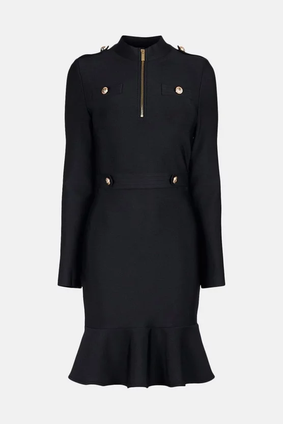 Brand new 🎁 Karen Millen Bandage Knit Flippy Mini 👗 Dress In Recycled Yarn 🤩 4 Brand new 🎁 Karen Millen Bandage Knit Flippy Mini 👗 Dress In Recycled Yarn 🤩 - Image 2