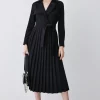 Outlet ๐ Karen Millen Long Sleeve Woven Pleated Midi Trench ๐ Dress โค๏ธ 1 Outlet ๐ Karen Millen Long Sleeve Woven Pleated Midi Trench ๐ Dress โค๏ธ -Karen Millen Outlet store akk05462 black xl