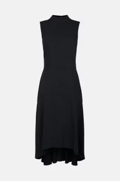 Promo ❤️ Karen Millen Petite Soft Tailored High Low Midi 👗 Dress 😀 16 Promo ❤️ Karen Millen Petite Soft Tailored High Low Midi 👗 Dress 😀 -Karen Millen Outlet store akk05602 black xl 3