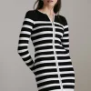 Wholesale ✨ Karen Millen Stripe Knit Zip Through 👗 Dress 😉 -Karen Millen Outlet store akk06300 black xl