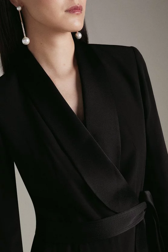 Buy ⭐ Karen Millen Tuxedo Wrap Jumpsuit 😍 5 Buy ⭐ Karen Millen Tuxedo Wrap Jumpsuit 😍 - Image 3