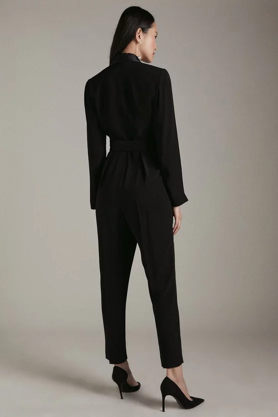 Buy ⭐ Karen Millen Tuxedo Wrap Jumpsuit 😍 6 Buy ⭐ Karen Millen Tuxedo Wrap Jumpsuit 😍 - Image 4