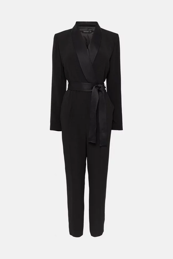 Buy ⭐ Karen Millen Tuxedo Wrap Jumpsuit 😍 4 Buy ⭐ Karen Millen Tuxedo Wrap Jumpsuit 😍 - Image 2
