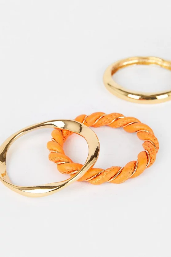 Flash Sale ⭐ Karen Millen Gold Plated Stacking Bangles ❤️ 5 Flash Sale ⭐ Karen Millen Gold Plated Stacking Bangles ❤️ - Image 4