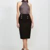 Cheap ๐ Karen Millen Button Pocket Ponte Midi ๐ Skirt ๐ฅ 1 Cheap ๐ Karen Millen Button Pocket Ponte Midi ๐ Skirt ๐ฅ -Karen Millen Outlet store akk93918 black xl