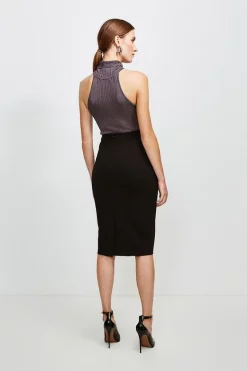 Cheap ๐ Karen Millen Button Pocket Ponte Midi ๐ Skirt ๐ฅ 13 Cheap ๐ Karen Millen Button Pocket Ponte Midi ๐ Skirt ๐ฅ -Karen Millen Outlet store akk93918 black xl 2