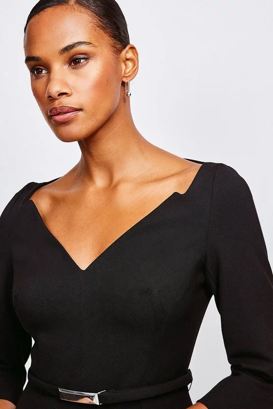 Best Pirce ๐คฉ Karen Millen Forever Bar Belt Midi ๐ Dress ๐คฉ 4 Best Pirce ๐คฉ Karen Millen Forever Bar Belt Midi ๐ Dress ๐คฉ - Image 2