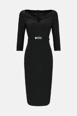 Best Pirce ๐คฉ Karen Millen Forever Bar Belt Midi ๐ Dress ๐คฉ 11 Best Pirce ๐คฉ Karen Millen Forever Bar Belt Midi ๐ Dress ๐คฉ -Karen Millen Outlet store akk94299 black xl 3