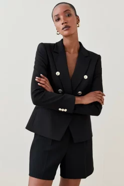 Coupon ๐งจ Karen Millen Tailored Button Military Blazer ๐ 12 Coupon ๐งจ Karen Millen Tailored Button Military Blazer ๐ -Karen Millen Outlet store akk96245 black xl 2
