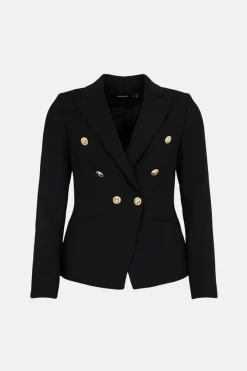 Coupon ๐งจ Karen Millen Tailored Button Military Blazer ๐ 13 Coupon ๐งจ Karen Millen Tailored Button Military Blazer ๐ -Karen Millen Outlet store akk96245 black xl 3