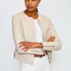 Wholesale ๐ Karen Millen Leather Quilted Biker Jacket ๐ 2 Wholesale ๐ Karen Millen Leather Quilted Biker Jacket ๐ -Karen Millen Outlet store akk97862 beige xl