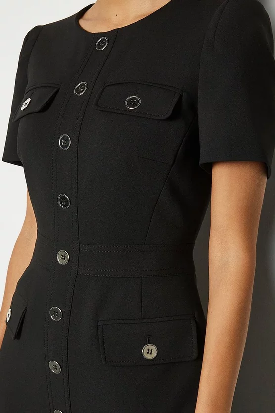 Top 10 ๐ Karen Millen Utility Midi ๐ Dress ๐ 3 Top 10 ๐ Karen Millen Utility Midi ๐ Dress ๐ - Image 2