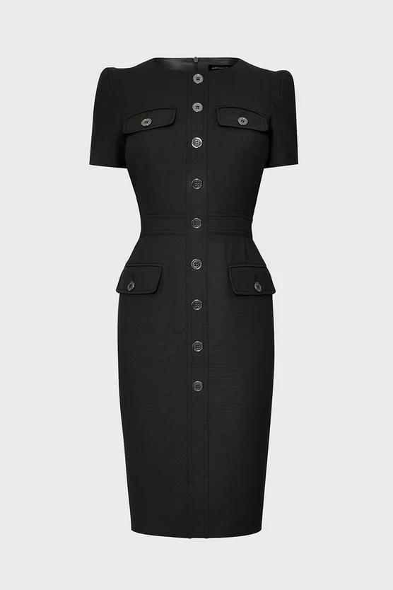 Top 10 ๐ Karen Millen Utility Midi ๐ Dress ๐ 5 Top 10 ๐ Karen Millen Utility Midi ๐ Dress ๐ - Image 4
