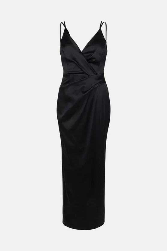 Flash Sale ๐งจ Karen Millen Italian Structured Satin Strappy Maxi ๐ Dress ๐ 6 Flash Sale ๐งจ Karen Millen Italian Structured Satin Strappy Maxi ๐ Dress ๐ - Image 4