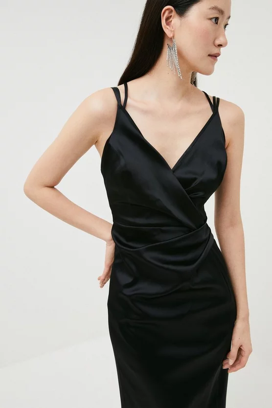 Flash Sale ๐งจ Karen Millen Italian Structured Satin Strappy Maxi ๐ Dress ๐ 7 Flash Sale ๐งจ Karen Millen Italian Structured Satin Strappy Maxi ๐ Dress ๐ - Image 5