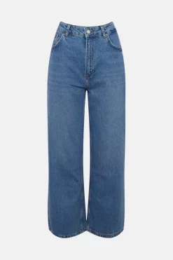 Outlet ๐ Karen Millen Mid Rise Wide Leg Crop ๐ Jeans - vintage wash โจ 11 Outlet ๐ Karen Millen Mid Rise Wide Leg Crop ๐ Jeans - vintage wash โจ -Karen Millen Outlet store bkk00330 vintage20wash xl 3