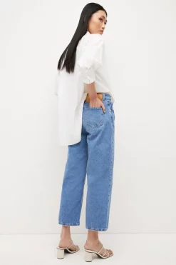 Outlet ๐ Karen Millen Mid Rise Wide Leg Crop ๐ Jeans - vintage wash โจ 12 Outlet ๐ Karen Millen Mid Rise Wide Leg Crop ๐ Jeans - vintage wash โจ -Karen Millen Outlet store bkk00330 vintage20wash xl 4