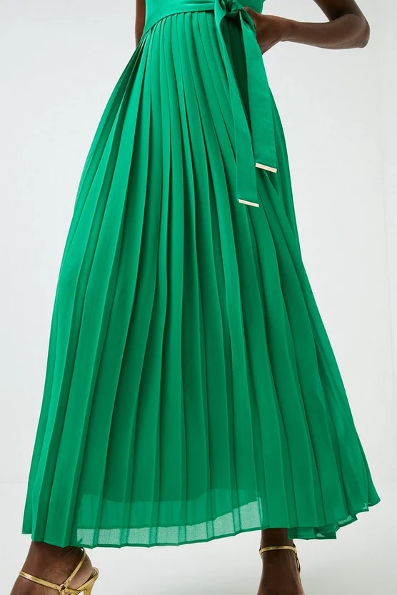 Cheap ๐ฅฐ Karen Millen Top Stitch And Pleat Detail Woven Midi ๐ Dress - green ๐ 5 Cheap ๐ฅฐ Karen Millen Top Stitch And Pleat Detail Woven Midi ๐ Dress - green ๐ - Image 3