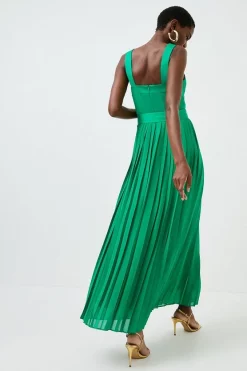 Cheap ๐ฅฐ Karen Millen Top Stitch And Pleat Detail Woven Midi ๐ Dress - green ๐ 12 Cheap ๐ฅฐ Karen Millen Top Stitch And Pleat Detail Woven Midi ๐ Dress - green ๐ -Karen Millen Outlet store bkk00525 green xl 4