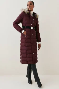 Outlet โ Karen Millen Belted Puffer Faux Fur Maxi Hooded ๐งฅ Coat ๐ 14 Outlet โ Karen Millen Belted Puffer Faux Fur Maxi Hooded ๐งฅ Coat ๐ -Karen Millen Outlet store bkk01172 berry xl 4