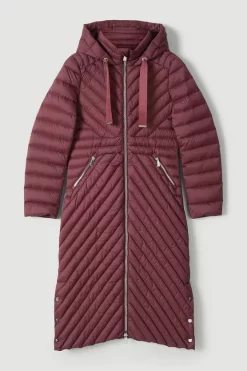 Cheapest 👍 Karen Millen Down Filled Packable Longline 🧥 Coat ⌛ -Karen Millen Outlet store bkk01175 berry xl 3