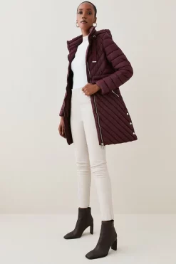 Wholesale ๐ Karen Millen Down Filled Puffer Packable Midi ๐งฅ Coat ๐ฅฐ