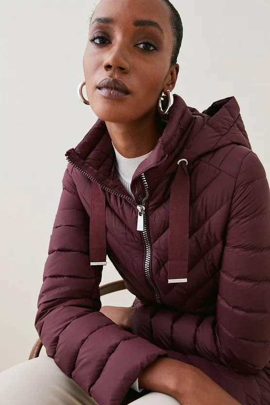 Wholesale 😉 Karen Millen Down Filled Puffer Packable Midi 🧥 Coat 🥰 4 Wholesale 😉 Karen Millen Down Filled Puffer Packable Midi 🧥 Coat 🥰 - Image 2