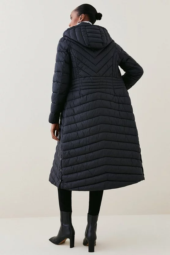 Hot Sale 🤩 Karen Millen Lightweight Puffer Packable Longline 🧥 Coat ✔️ 5 Hot Sale 🤩 Karen Millen Lightweight Puffer Packable Longline 🧥 Coat ✔️ - Image 3
