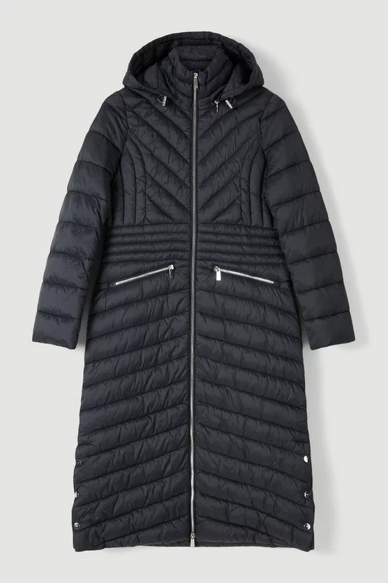 Hot Sale 🤩 Karen Millen Lightweight Puffer Packable Longline 🧥 Coat ✔️ 6 Hot Sale 🤩 Karen Millen Lightweight Puffer Packable Longline 🧥 Coat ✔️ - Image 4