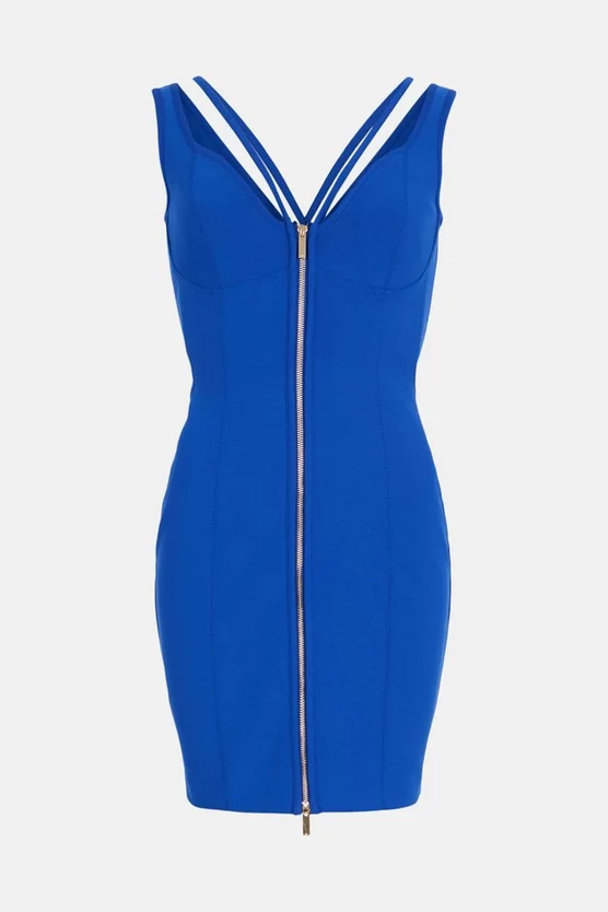 Best Pirce ๐ Karen Millen Figure Form Zip Front Woven Mini ๐ Dress ๐ 6 Best Pirce ๐ Karen Millen Figure Form Zip Front Woven Mini ๐ Dress ๐ - Image 4