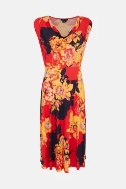 Best deal ๐ Karen Millen Floral Print Cowl Neck Jersey Crepe ๐ Dress - multi ๐ 11 Best deal ๐ Karen Millen Floral Print Cowl Neck Jersey Crepe ๐ Dress - multi ๐ -Karen Millen Outlet store bkk01810 multi xl 3