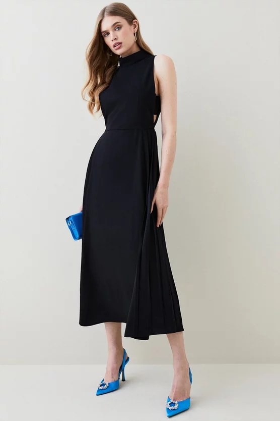 New ๐ Karen Millen Soft Tailored Pleated Panel Midaxi ๐ Dress ๐คฉ 3 New ๐ Karen Millen Soft Tailored Pleated Panel Midaxi ๐ Dress ๐คฉ