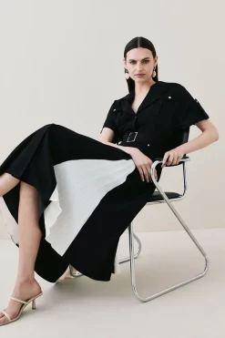 Best deal ๐คฉ Karen Millen Soft Tailored Pleated Colourblock ๐ Shirt Midi ๐ Dress ๐ 12 Best deal ๐คฉ Karen Millen Soft Tailored Pleated Colourblock ๐ Shirt Midi ๐ Dress ๐ -Karen Millen Outlet store bkk02013 mono xl 4