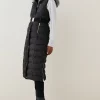 Discount 🔔 Karen Millen Belted Puffer Faux Fur Maxi Hooded Gilet 😀 -Karen Millen Outlet store bkk02133 black xl