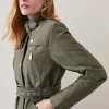 New 🥰 Karen Millen Waterproof Quilted Cotton Sateen Long Jacket 😉 1 New 🥰 Karen Millen Waterproof Quilted Cotton Sateen Long Jacket 😉 -Karen Millen Outlet store bkk02263 khaki xl