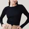 Best Pirce ๐ Karen Millen Rib Crew Neck Knit Jumper โจ 1 Best Pirce ๐ Karen Millen Rib Crew Neck Knit Jumper โจ -Karen Millen Outlet store bkk02287 black xl