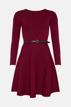 New ๐ Karen Millen Crew Neck Knitted Skater Mini ๐ Dress ๐ฅ 14 New ๐ Karen Millen Crew Neck Knitted Skater Mini ๐ Dress ๐ฅ -Karen Millen Outlet store bkk02296 berry xl 3