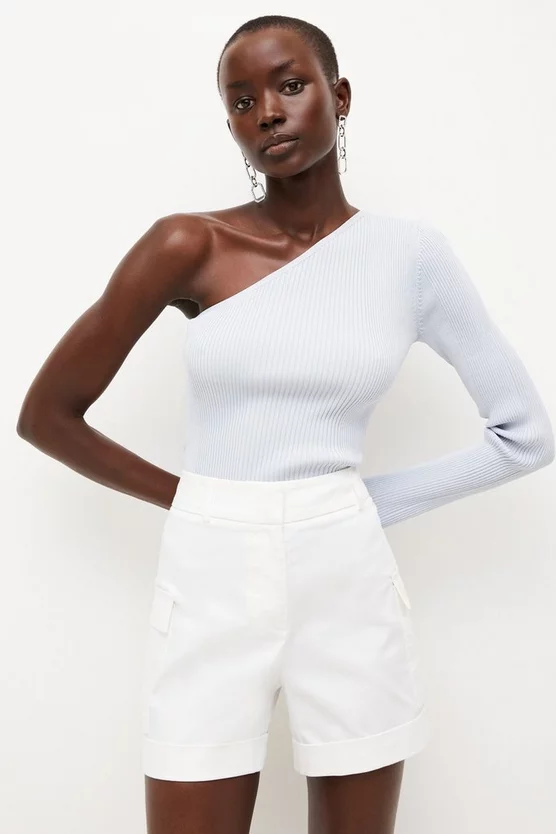 Hot Sale ๐ Karen Millen One Shoulder Rib Knit Jumper ๐ฅฐ 4 Hot Sale ๐ Karen Millen One Shoulder Rib Knit Jumper ๐ฅฐ - Image 2